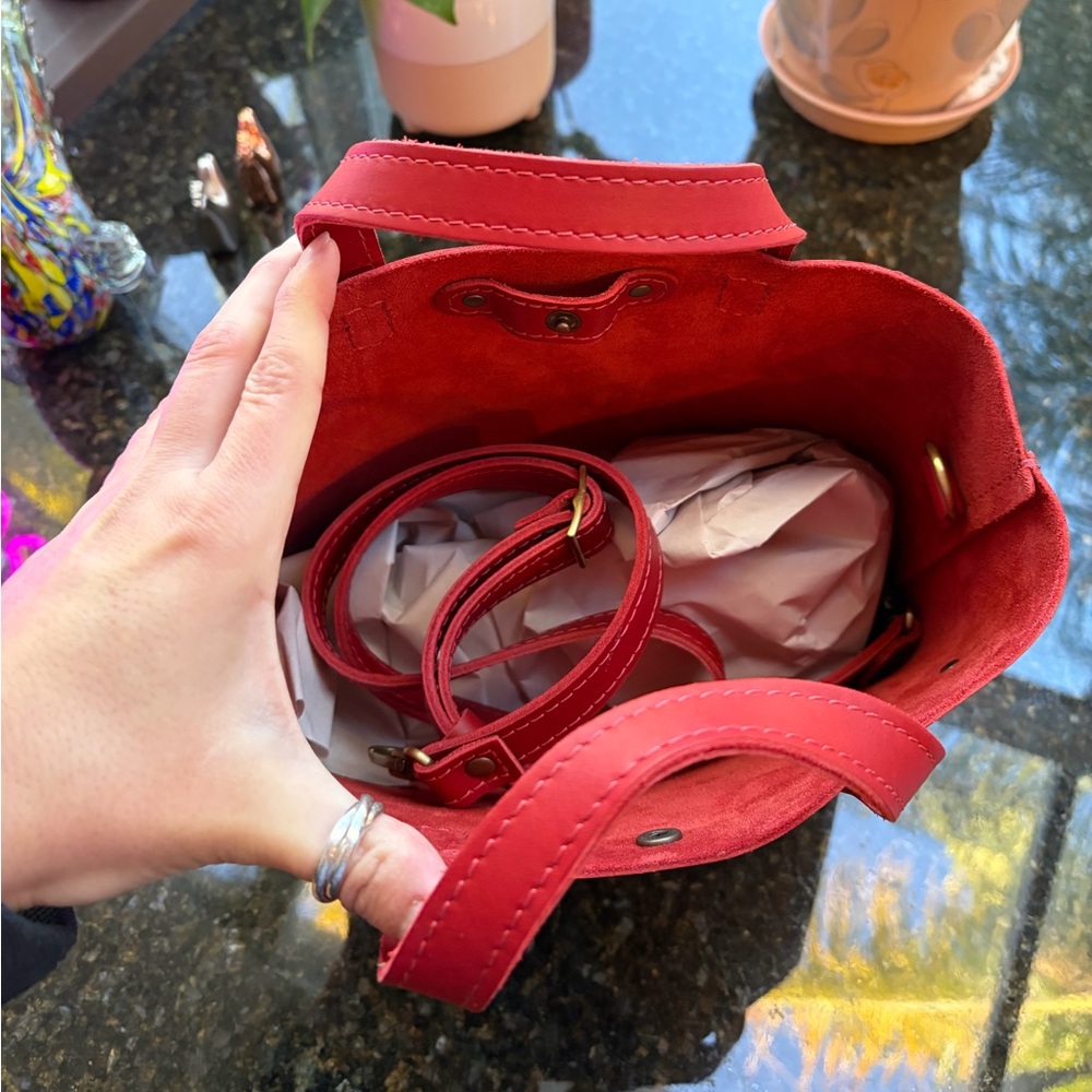 Portland Leather Ruby Mini Tote ❤️ - image 4